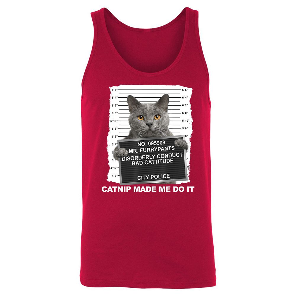 Unisex Jersey Tank - ZJB5R19E - Red - 11