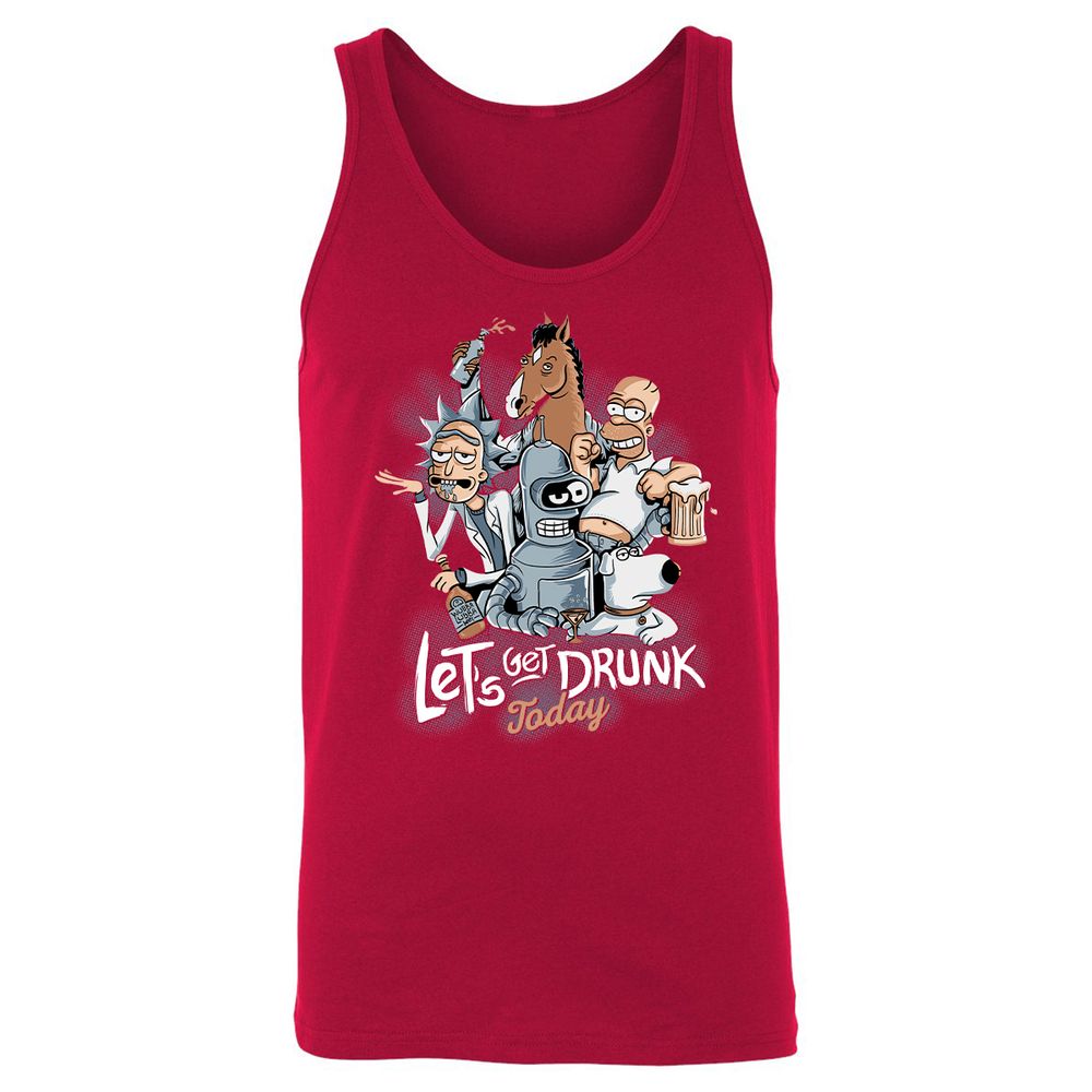 Unisex Jersey Tank - E649C72H - Red - 11