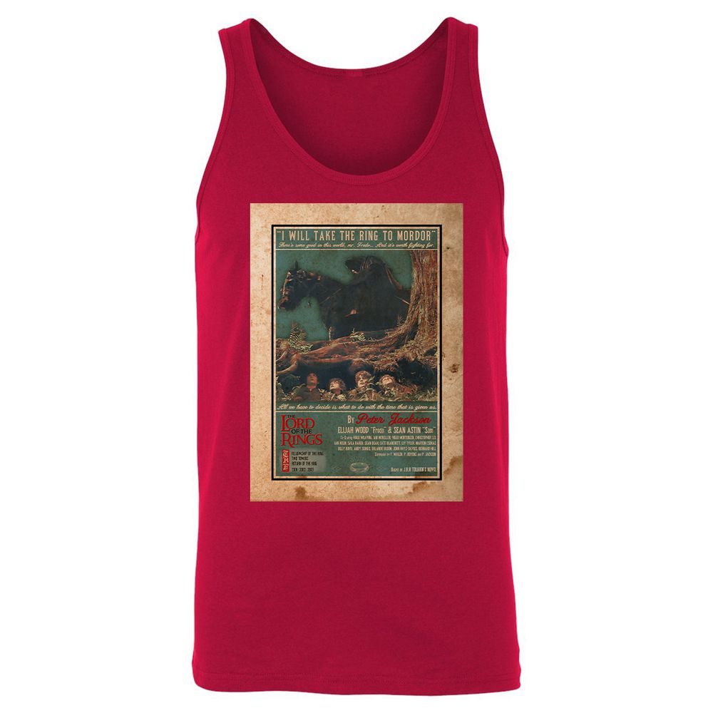 Unisex Jersey Tank - ETUPHZ15 - Red - 11