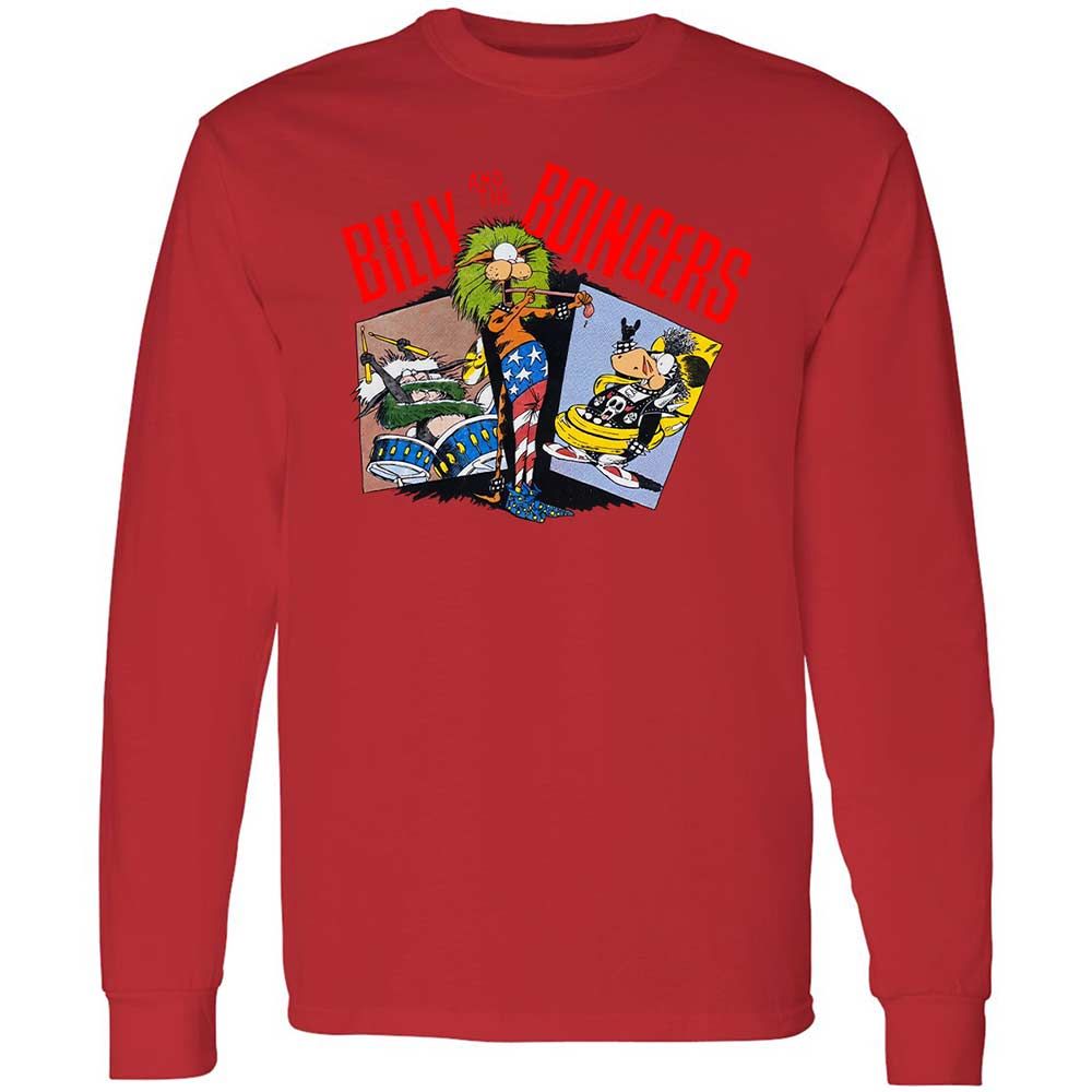 Long Sleeve T-Shirt - BY9T3K3G - Red - 11