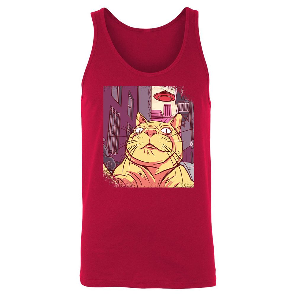 Unisex Jersey Tank - 3QUEBYNK - Red - 11