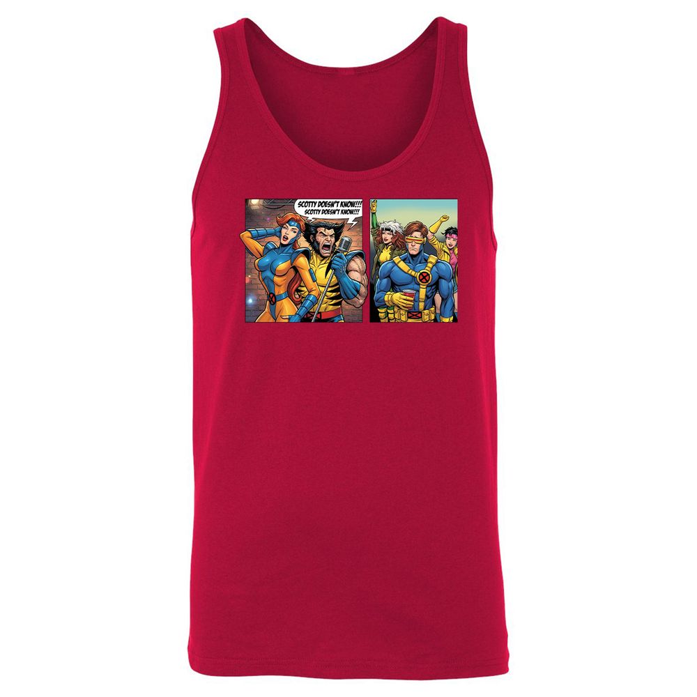 Unisex Jersey Tank - 83Q9LS5R - Red - 11