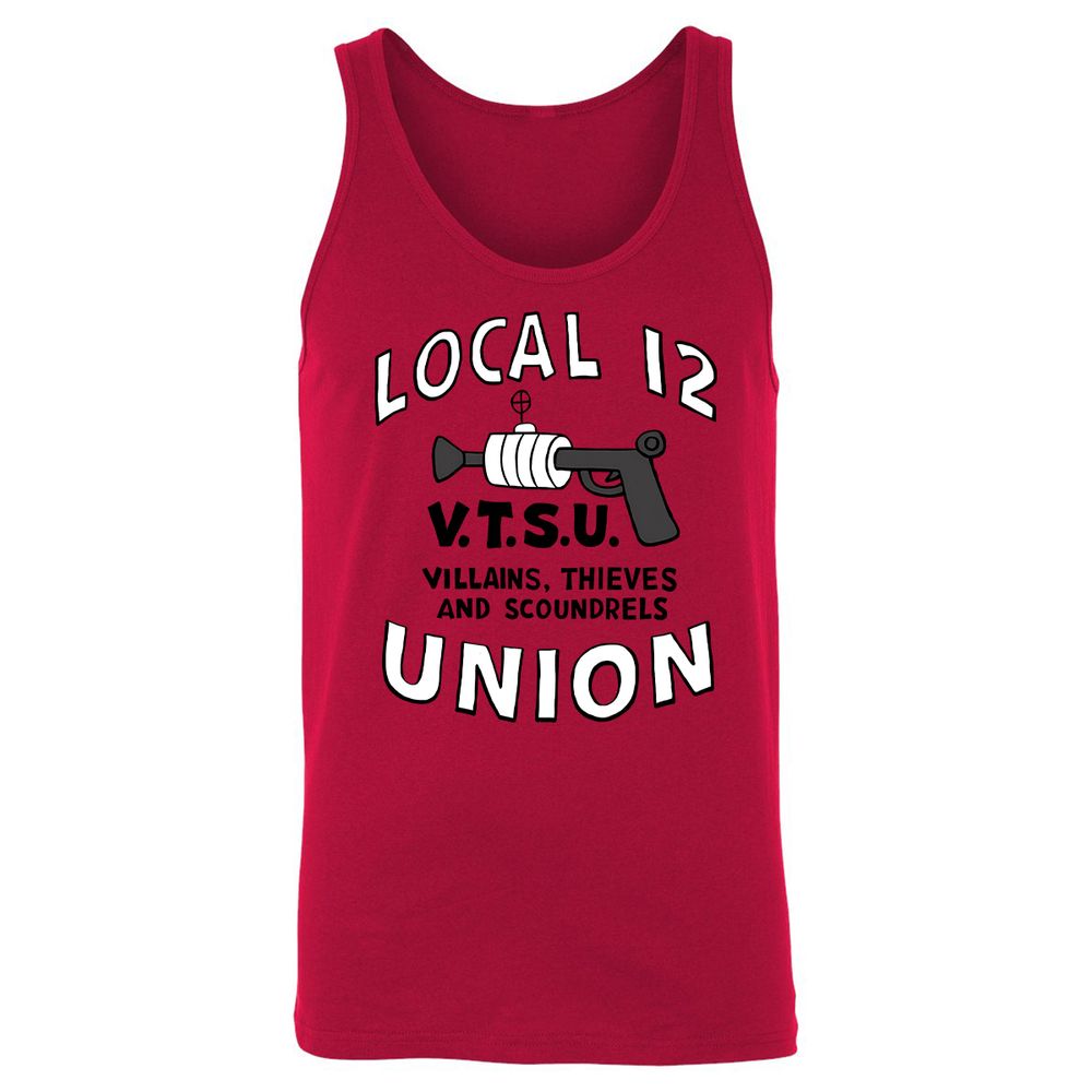 Unisex Jersey Tank - FETANWTV - Red - 11