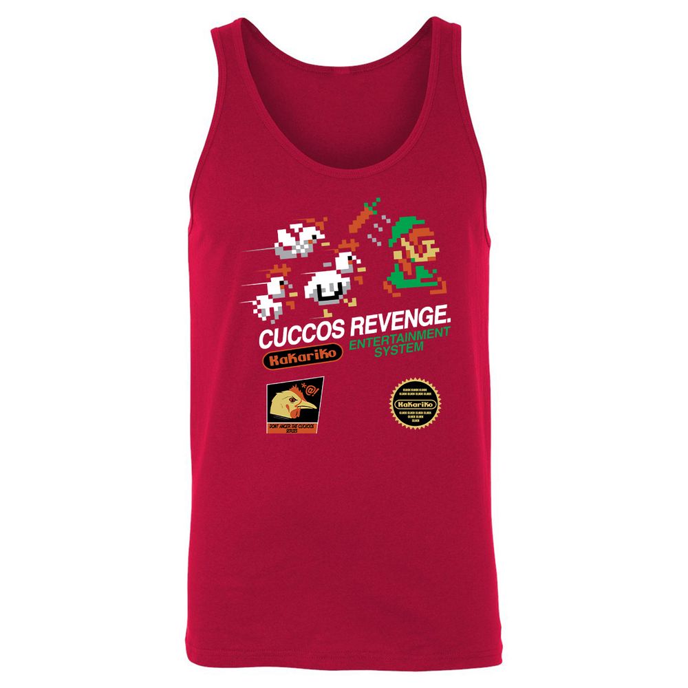 Unisex Jersey Tank - QNPRBJ9S - Red - 11