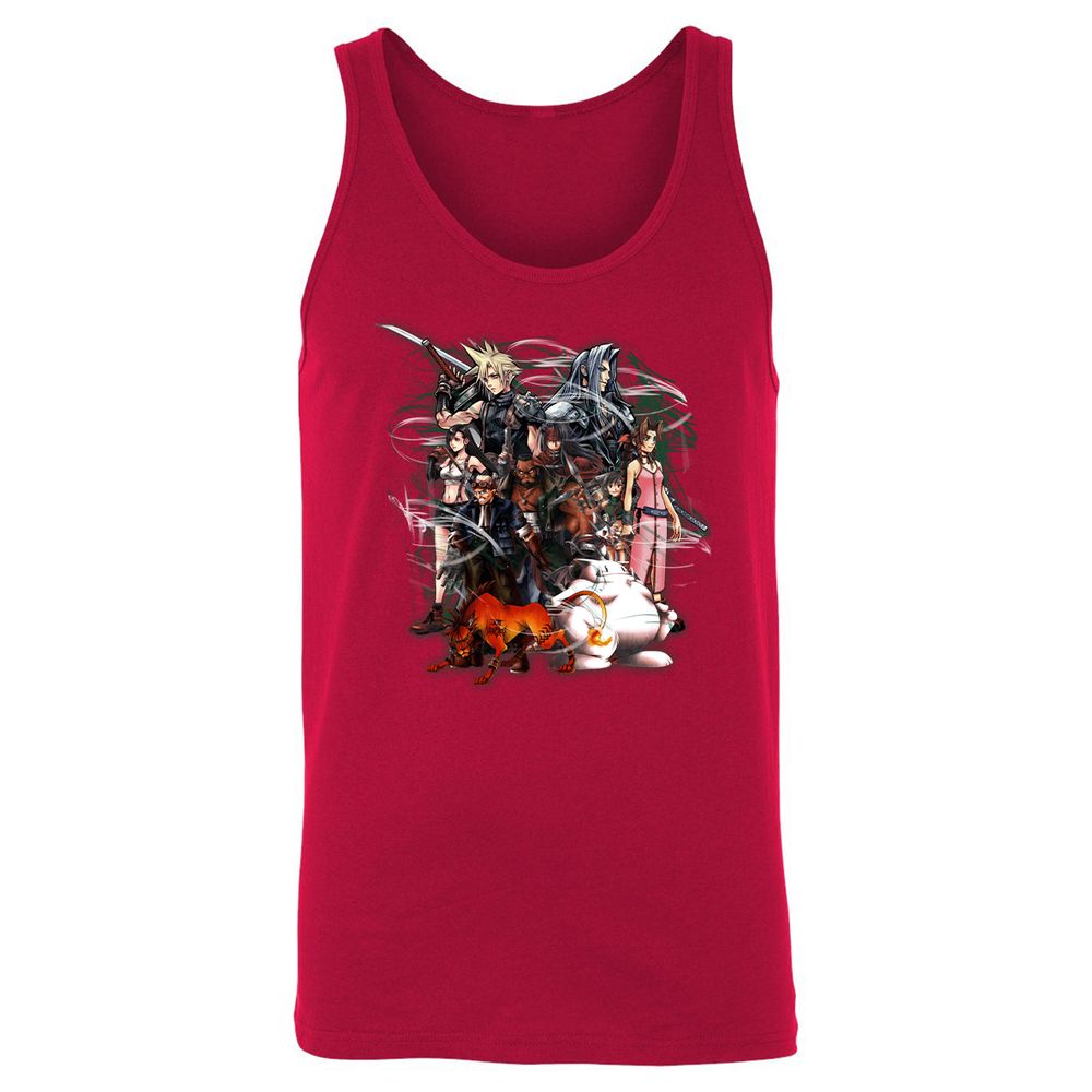 Unisex Jersey Tank - RSJFBF6J - Red - 11