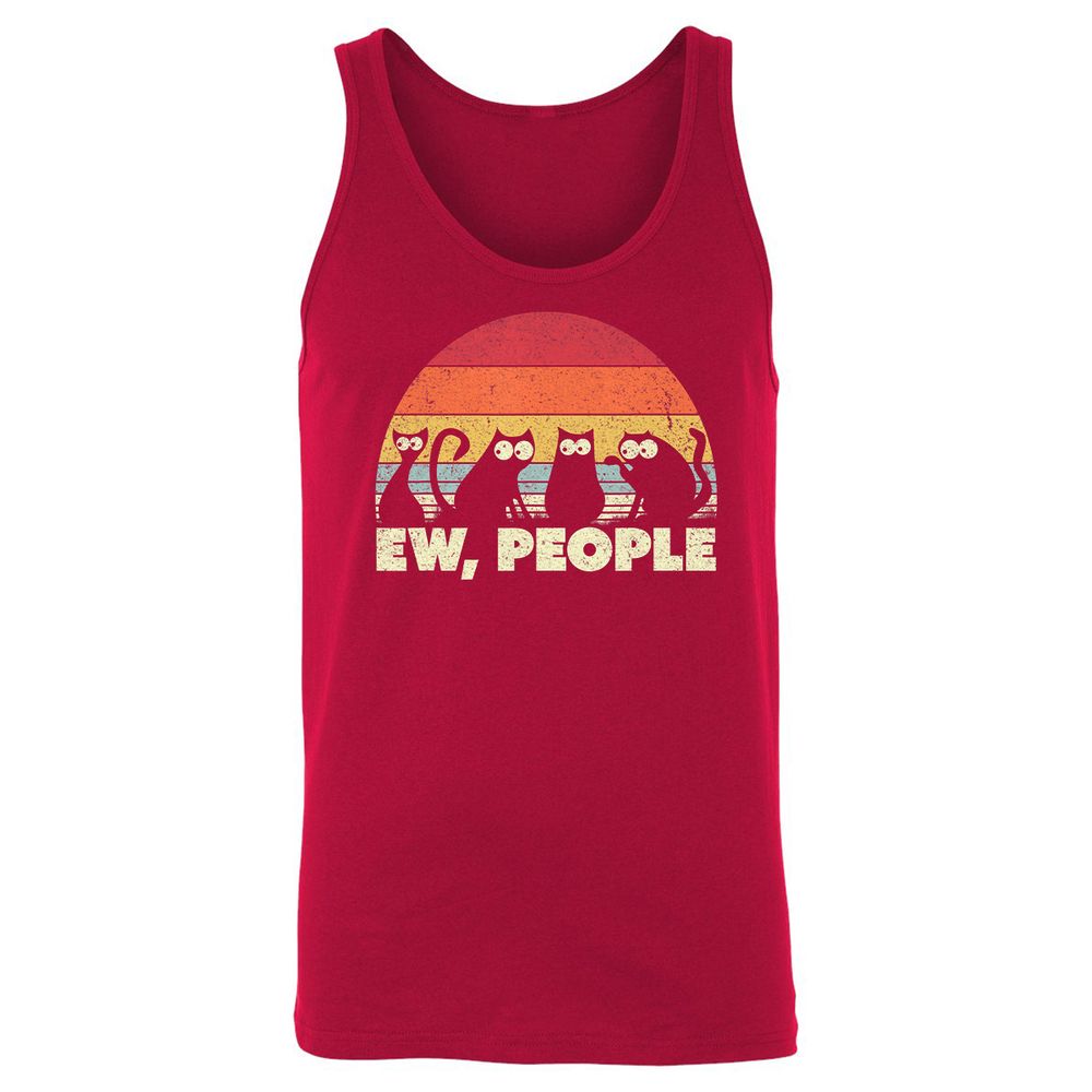Unisex Jersey Tank - W93DAQW5 - Red - 11