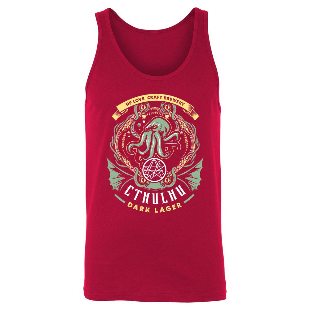 Unisex Jersey Tank - K161ZNK1 - Red - 11