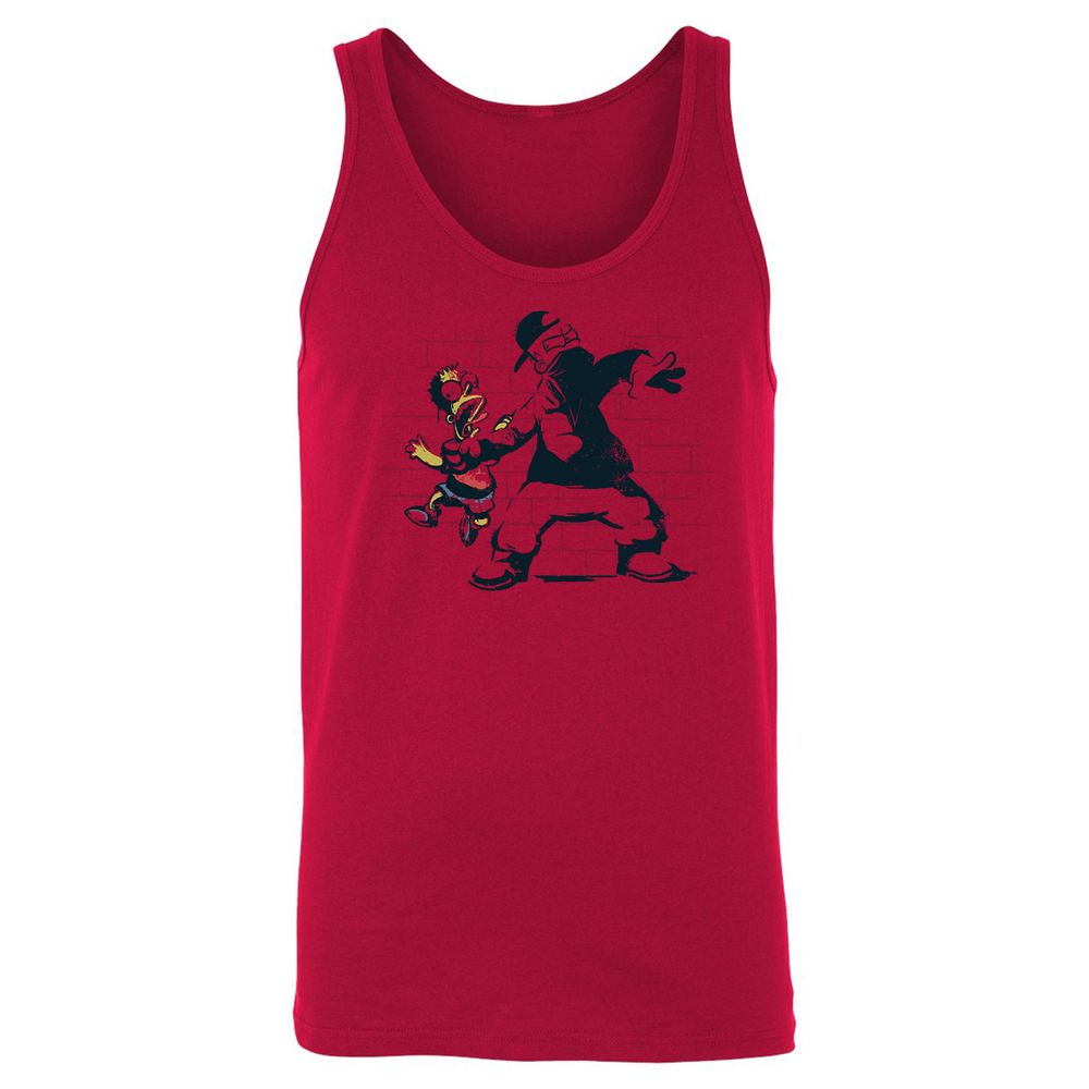 Unisex Jersey Tank - QYJ53EHE - Red - 11