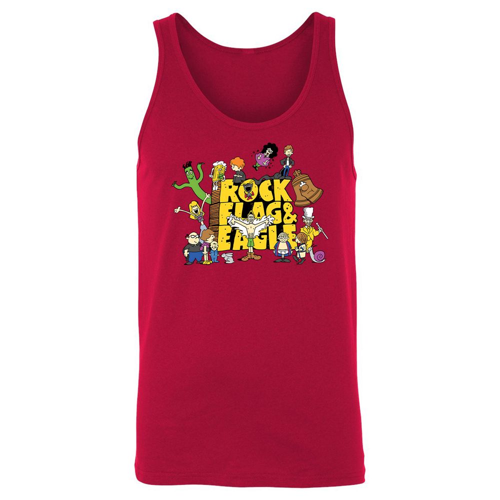 Unisex Jersey Tank - PCD3MAHU - Red - 11