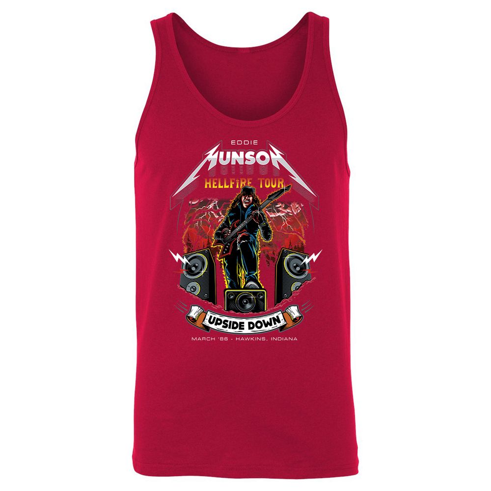 Unisex Jersey Tank - A776QU92 - Red - 11