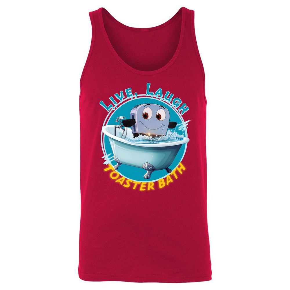 Unisex Jersey Tank - EA6XBFLW - Red - 11