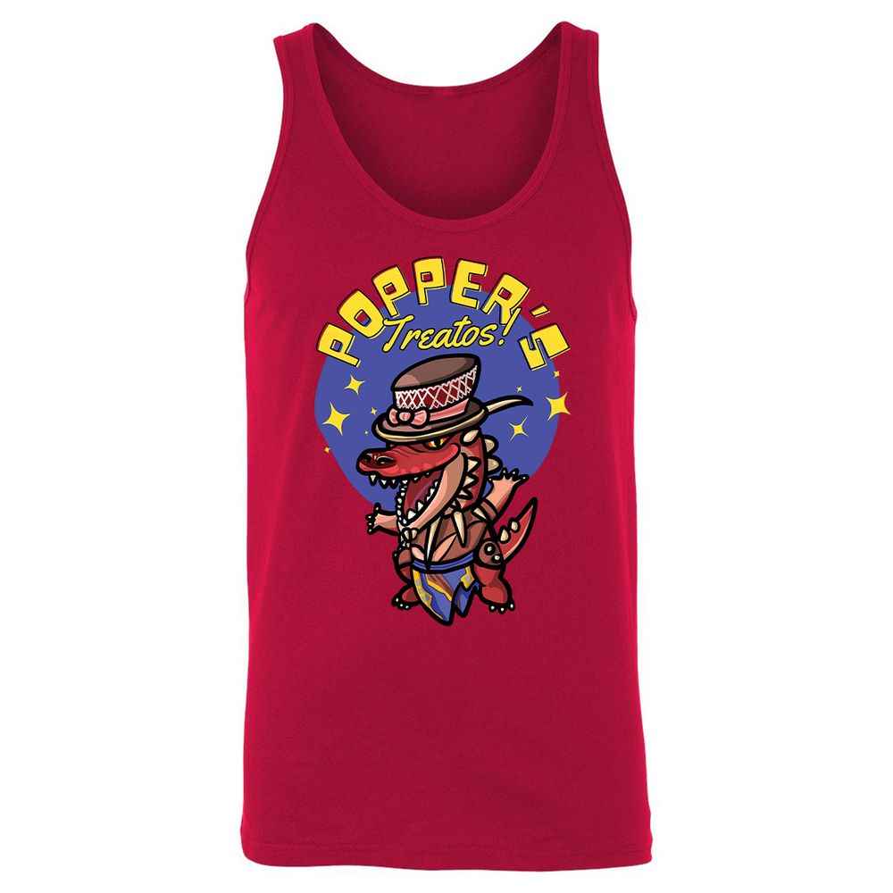 Unisex Jersey Tank - VE2RD9BD - Red - 11