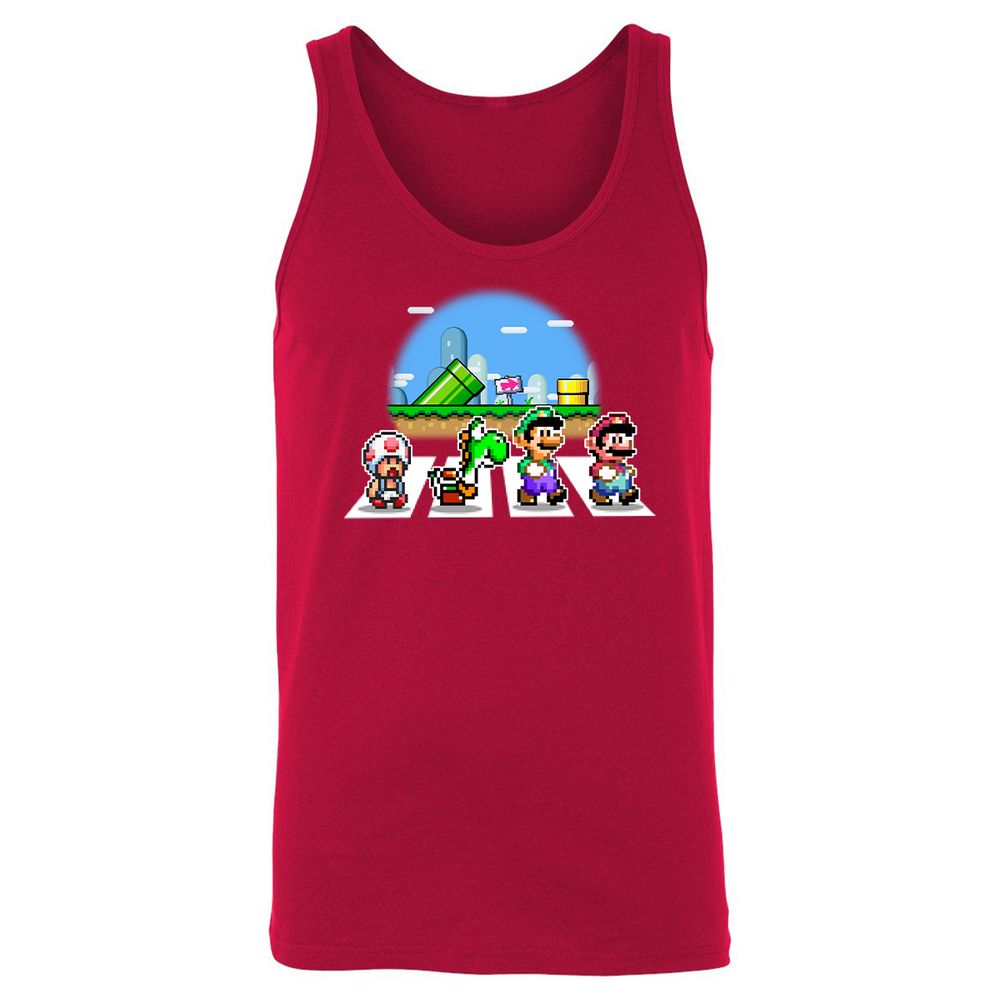 Unisex Jersey Tank - UMQCL3R2 - Red - 11