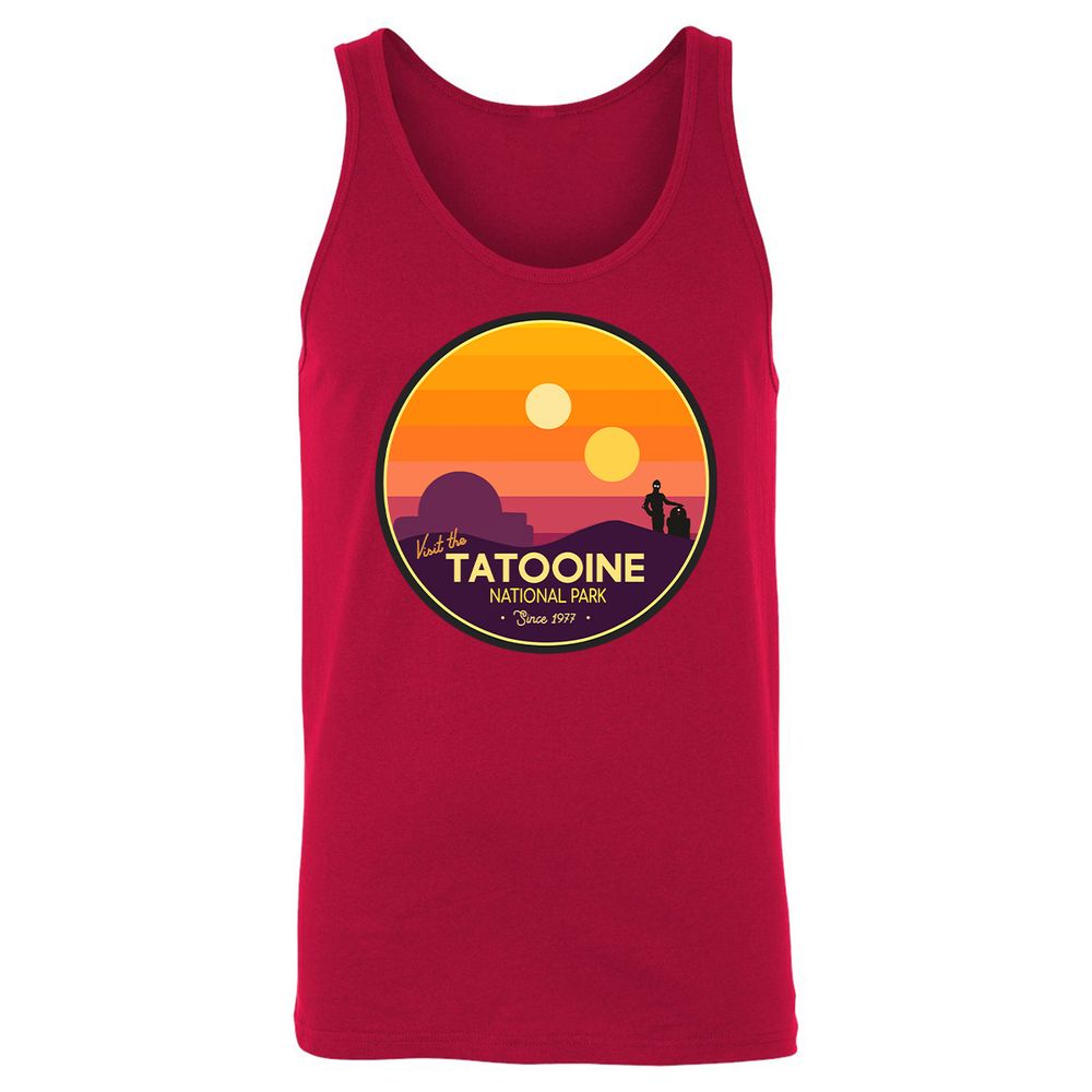 Unisex Jersey Tank - VVDB4TF6 - Red - 11