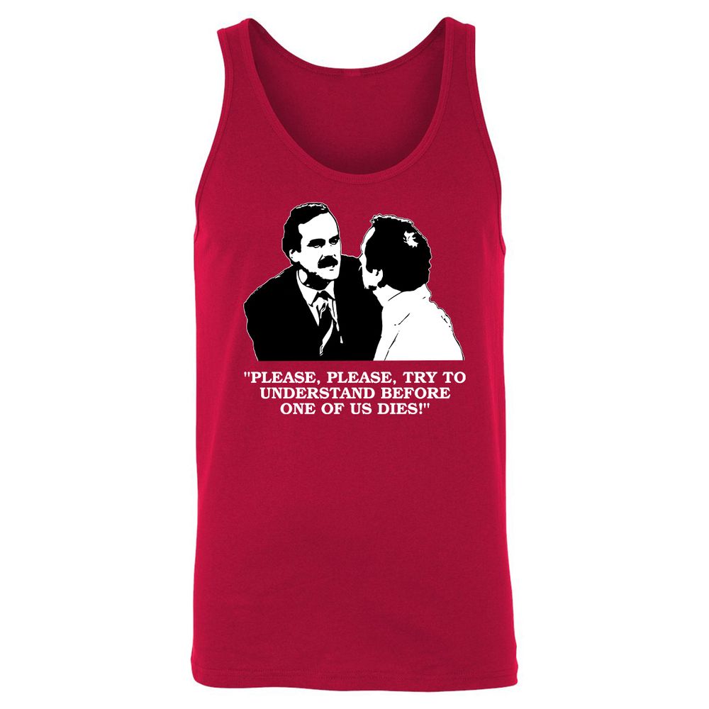 Unisex Jersey Tank - FZ54R2Q9 - Red - 11