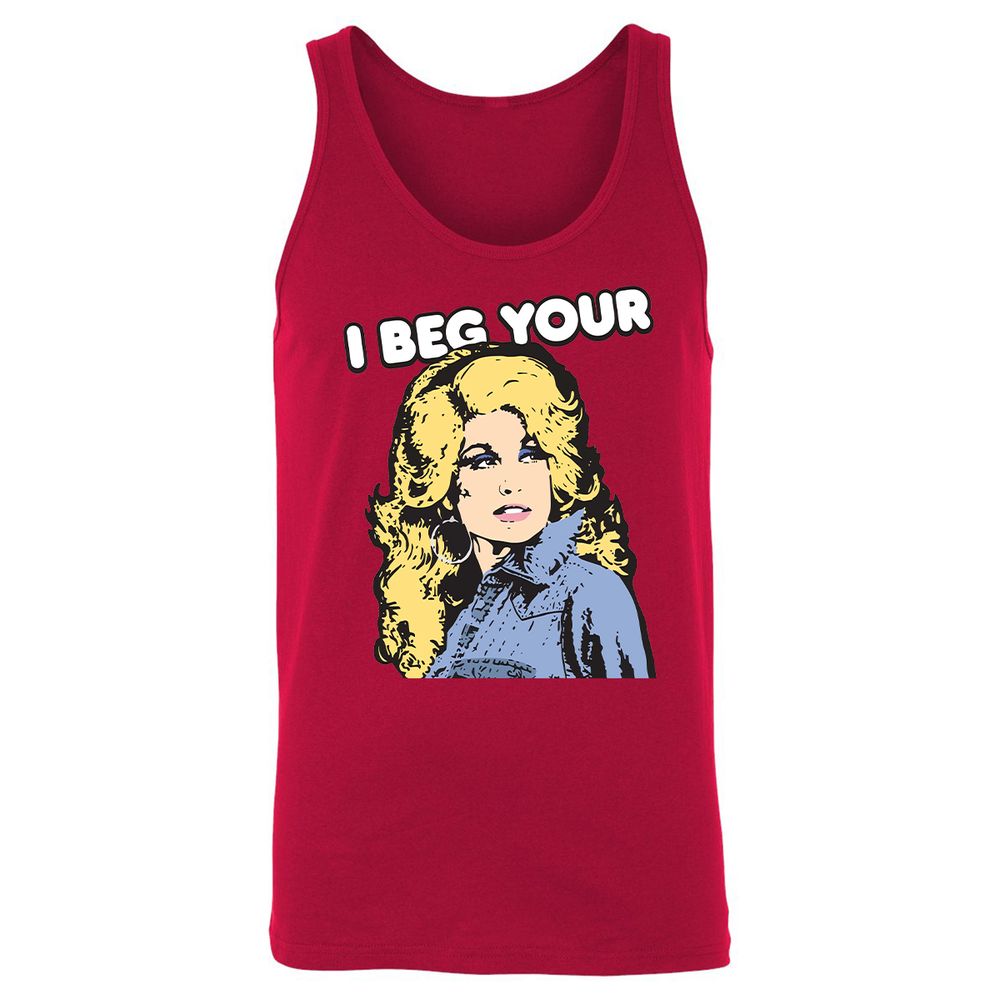 Unisex Jersey Tank - 8PD45Y4G - Red - 11
