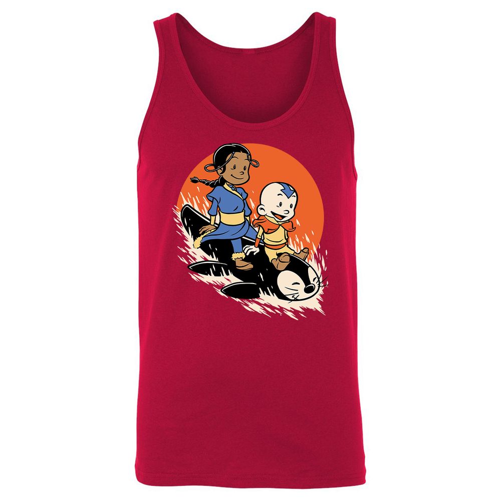 Unisex Jersey Tank - PUH4UQ7W - Red - 11