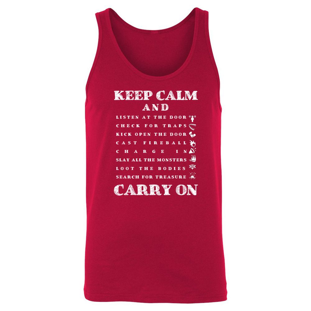 Unisex Jersey Tank - 9V2XA8RL - Red - 11