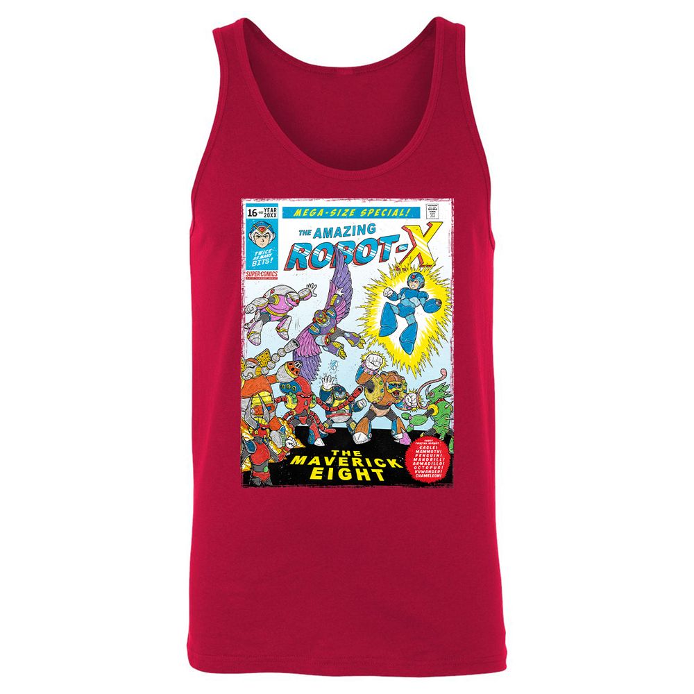 Unisex Jersey Tank - WNS9L9ZM - Red - 11