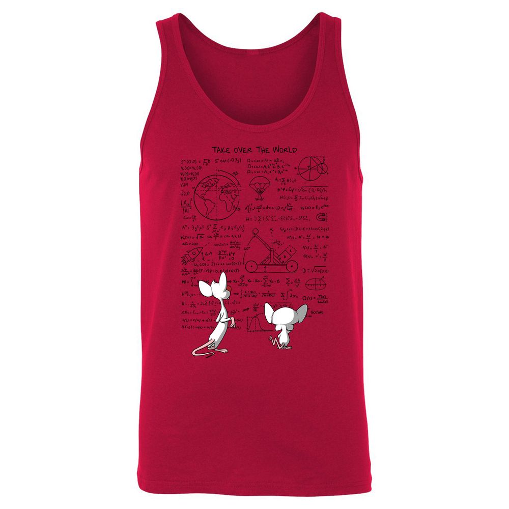 Unisex Jersey Tank - RJ6GYJS6 - Red - 11