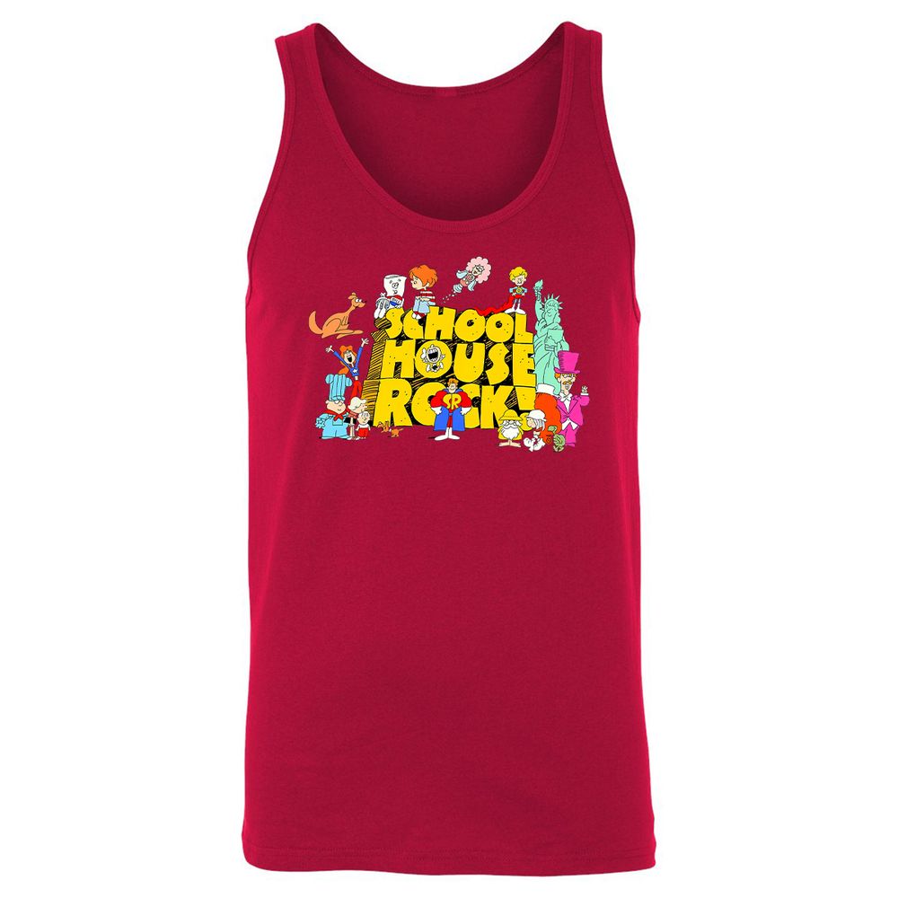 Unisex Jersey Tank - HT9CC8LD - Red - 11