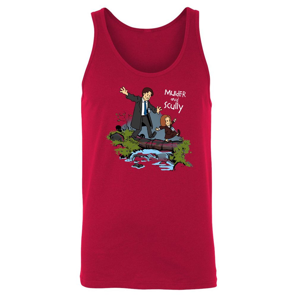 Unisex Jersey Tank - Y7FVVFWZ - Red - 11