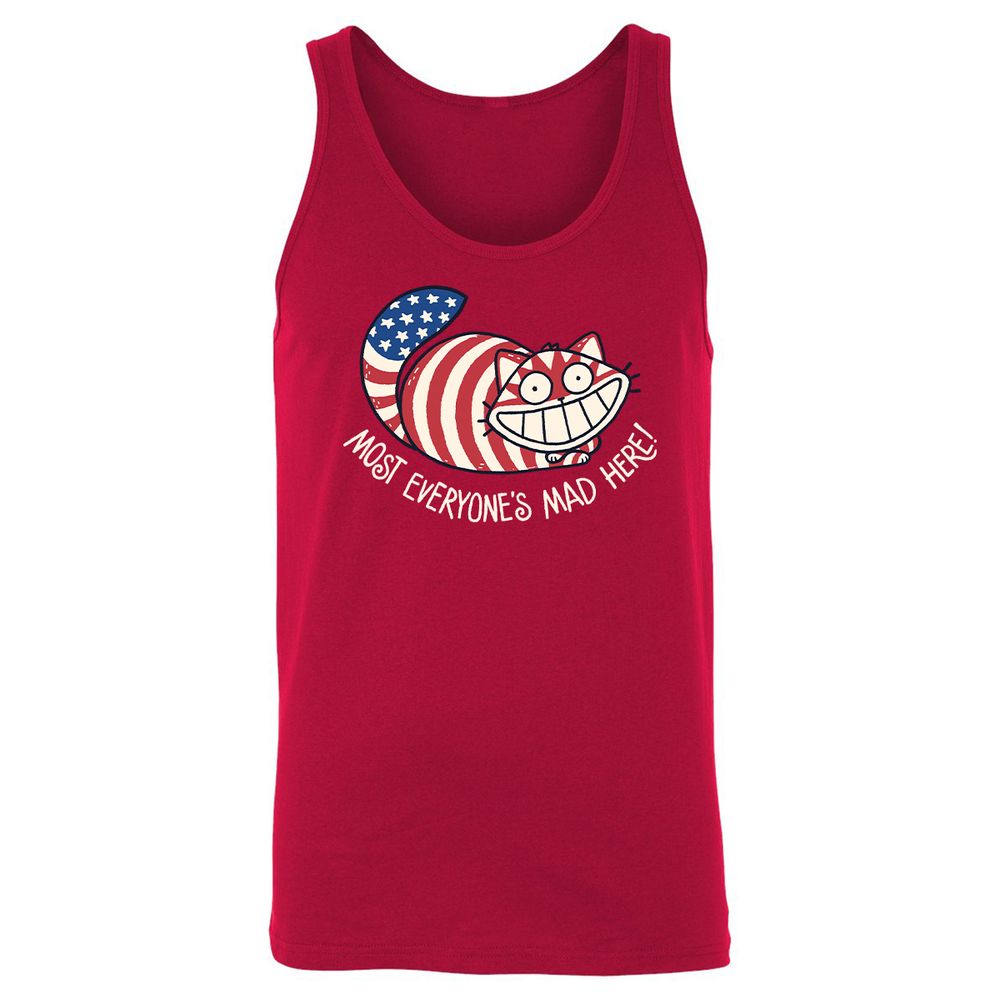 Unisex Jersey Tank - 38RY9T1H - Red - 11