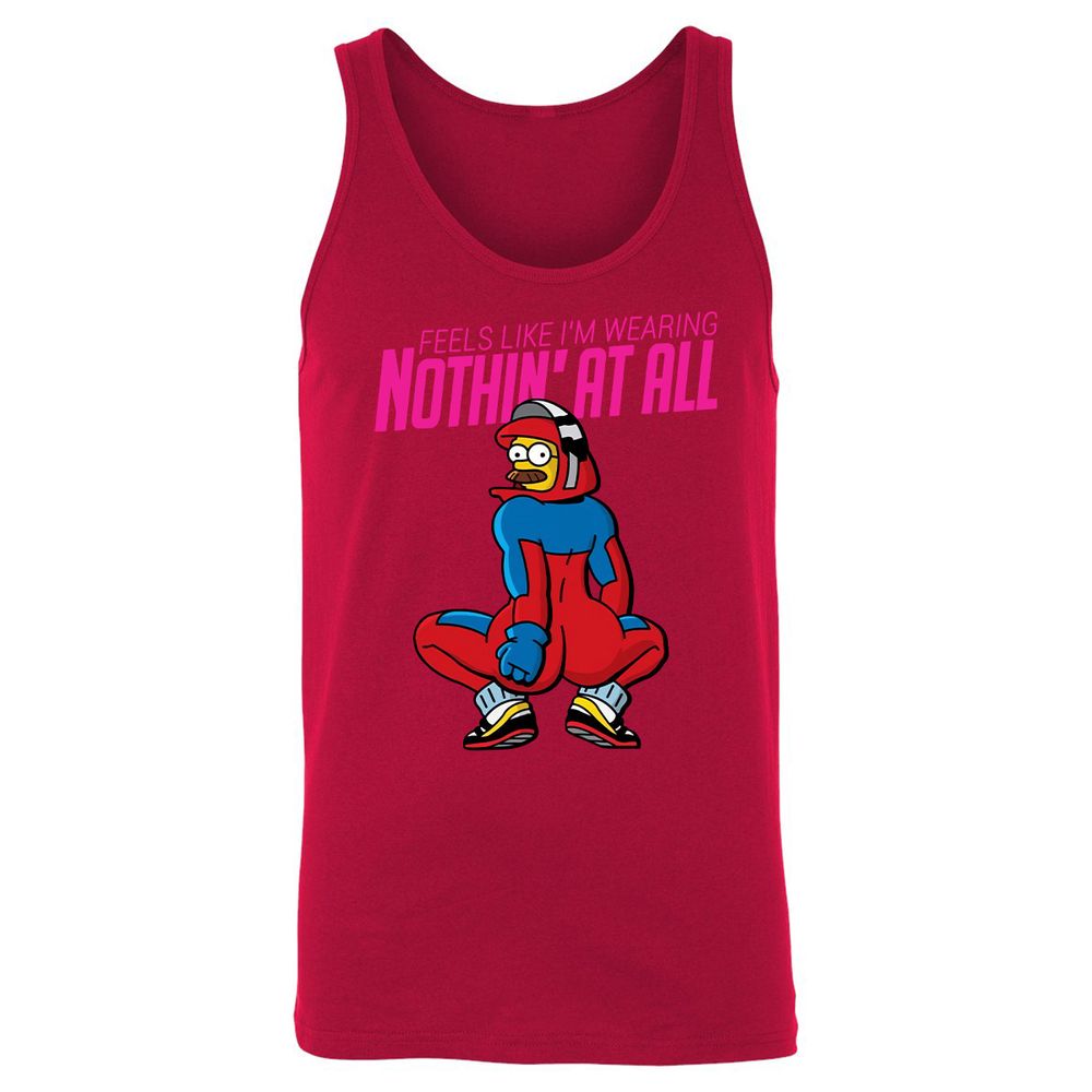 Unisex Jersey Tank - L7J32DDU - Red - 11