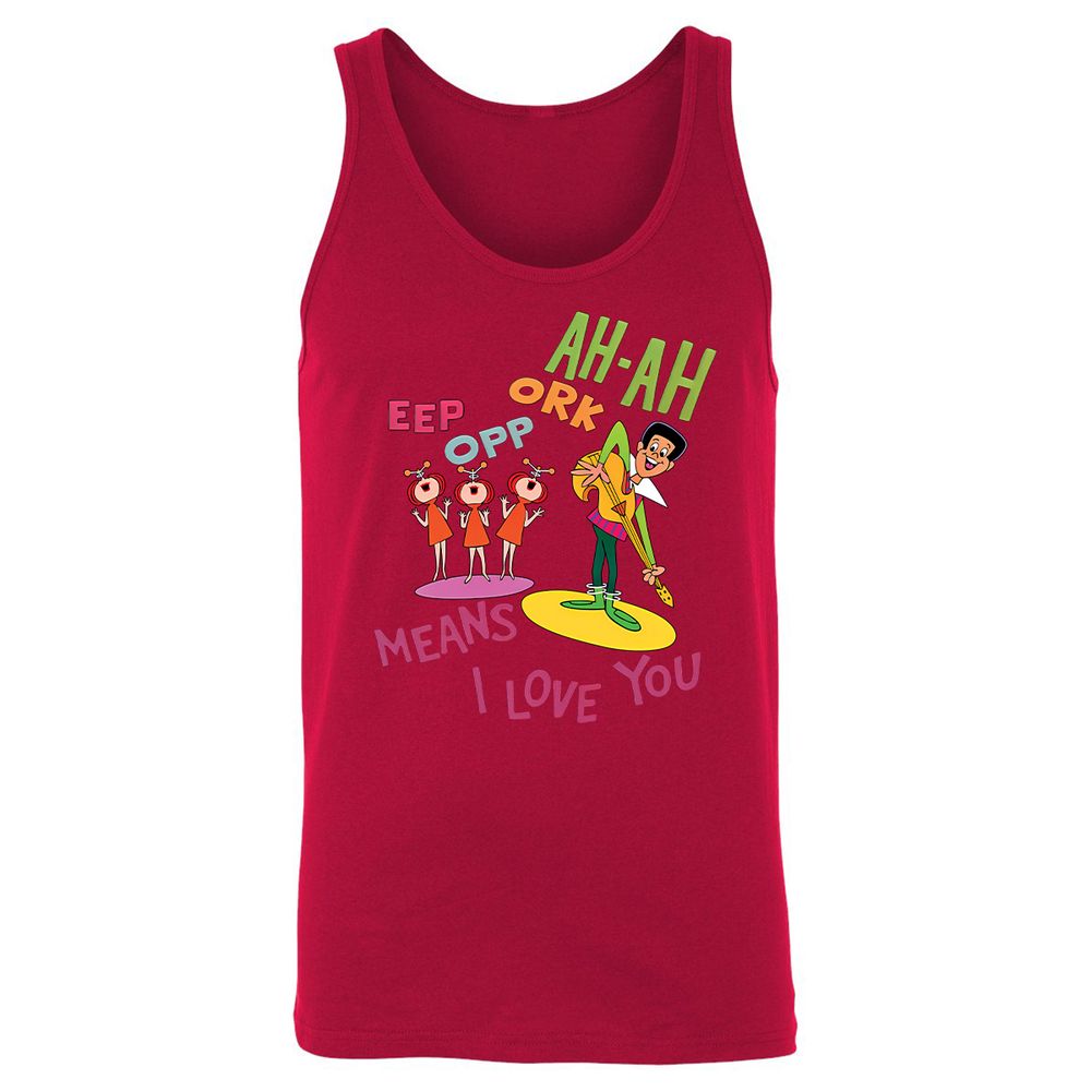 Unisex Jersey Tank - H8ETVMJU - Red - 11