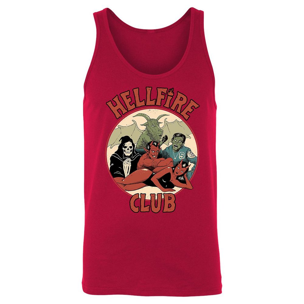 Unisex Jersey Tank - 57ESAPLQ - Red - 11