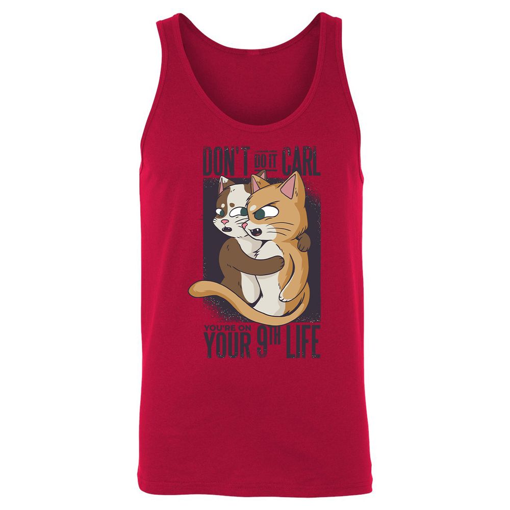 Unisex Jersey Tank - 6AAUQ1UK - Red - 11