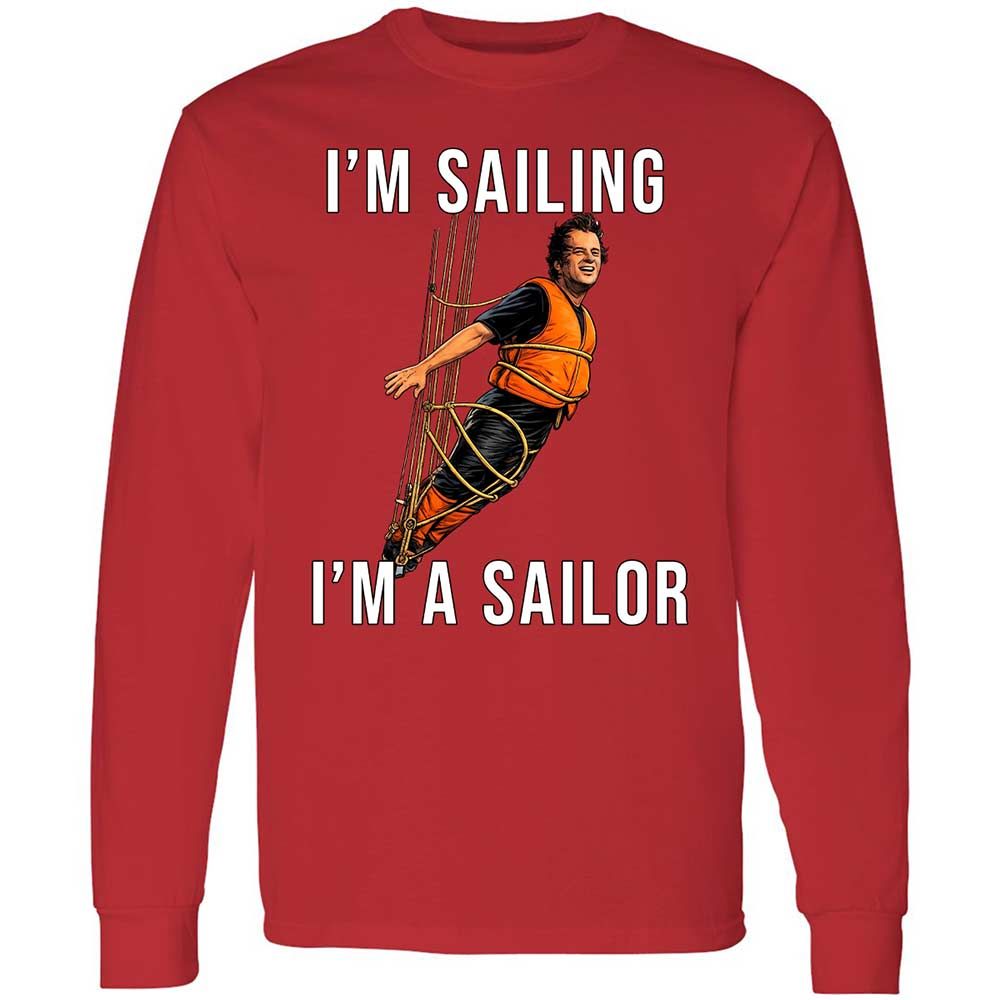 Long Sleeve T-Shirt - BS1R9PVU - Red - 11