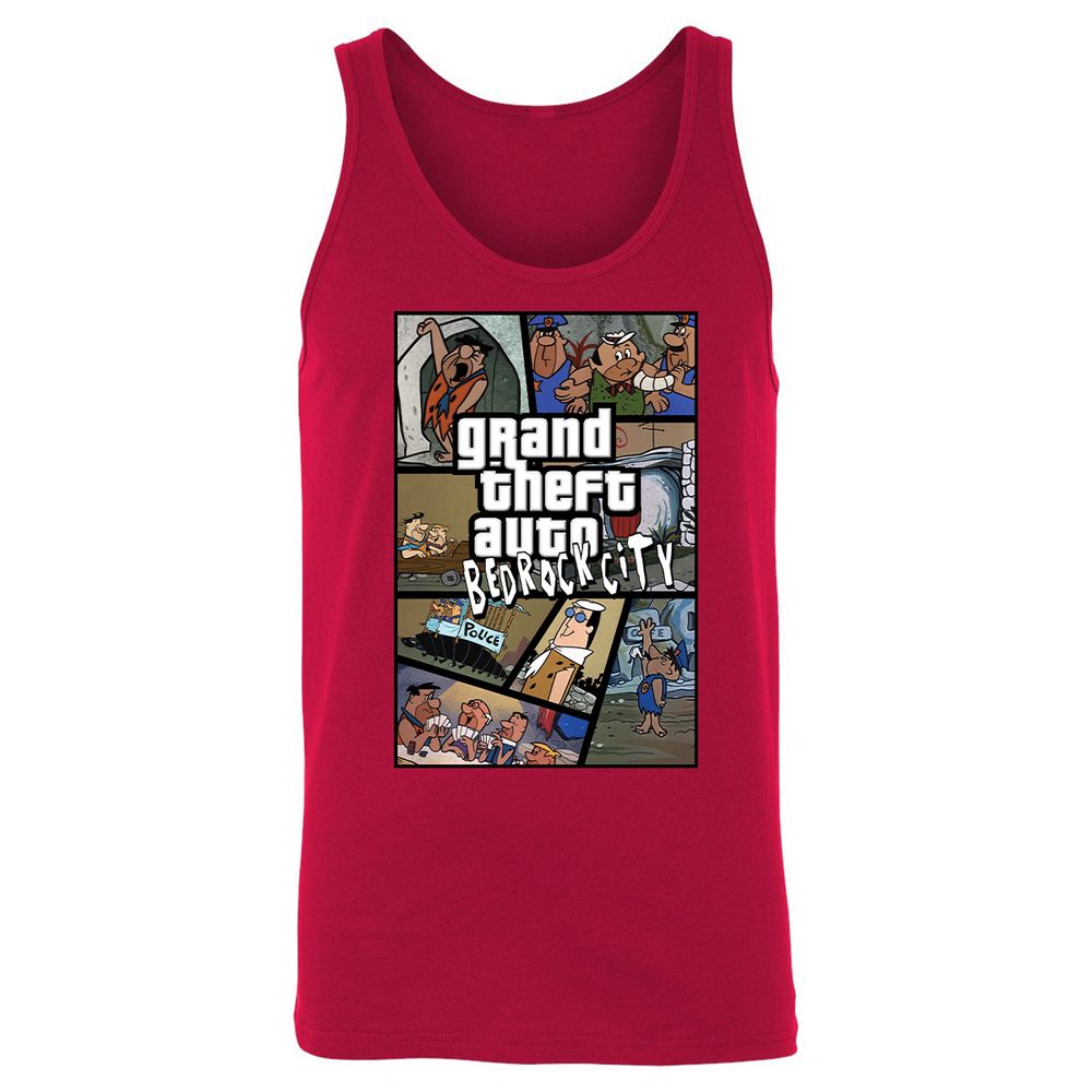 Unisex Jersey Tank - PGQ5ARSY - Red - 11