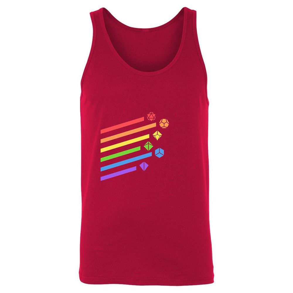 Unisex Jersey Tank - YB5BN3X2 - Red - 11