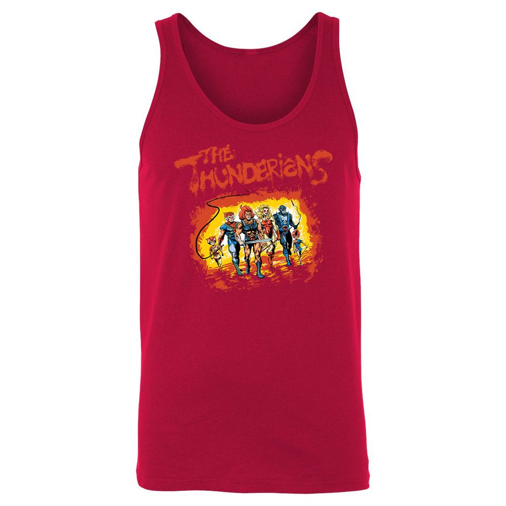 Unisex Jersey Tank - KFGV1YX9 - Red - 11