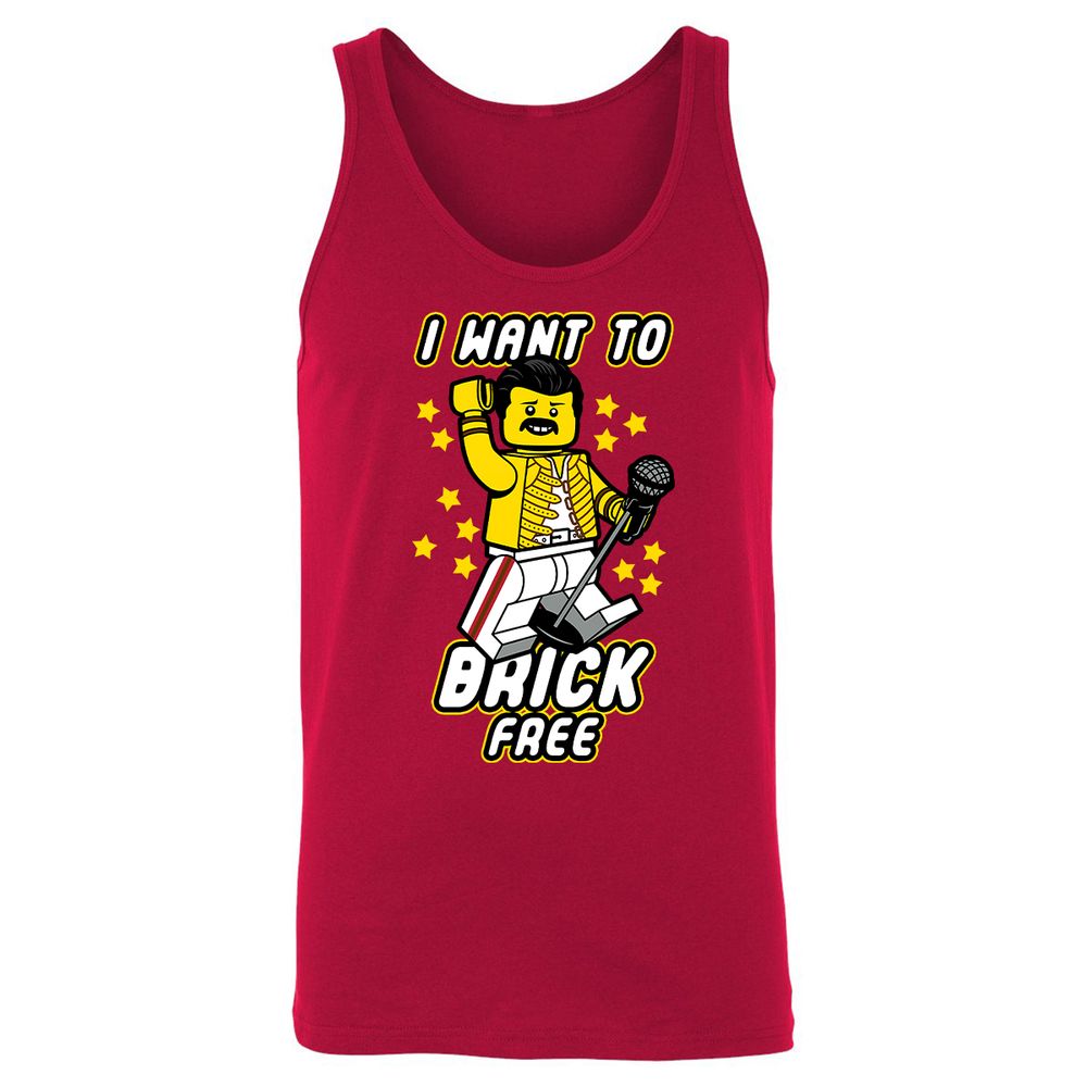 Unisex Jersey Tank - X1UXD475 - Red - 11