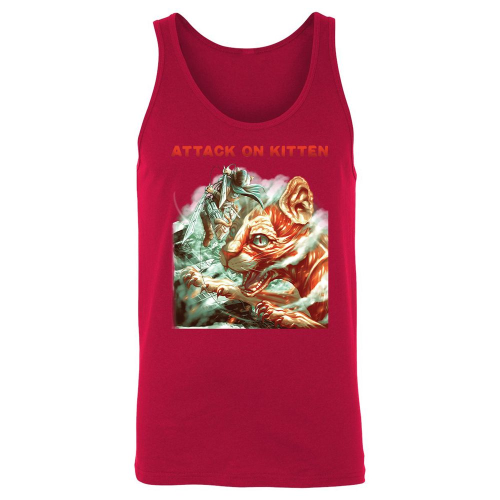 Unisex Jersey Tank - 9BJPW316 - Red - 11