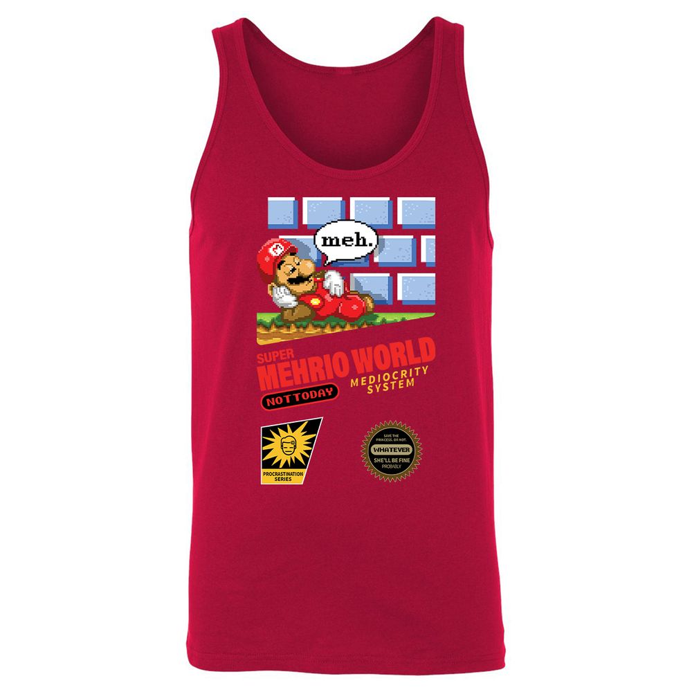 Unisex Jersey Tank - HPWHATG9 - Red - 11