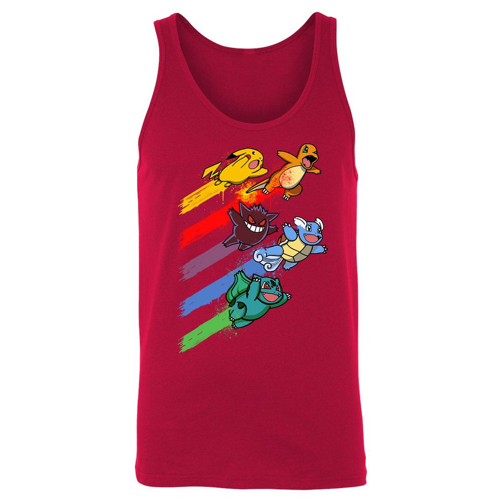 Unisex Jersey Tank - 6DELE58B - Red - 11