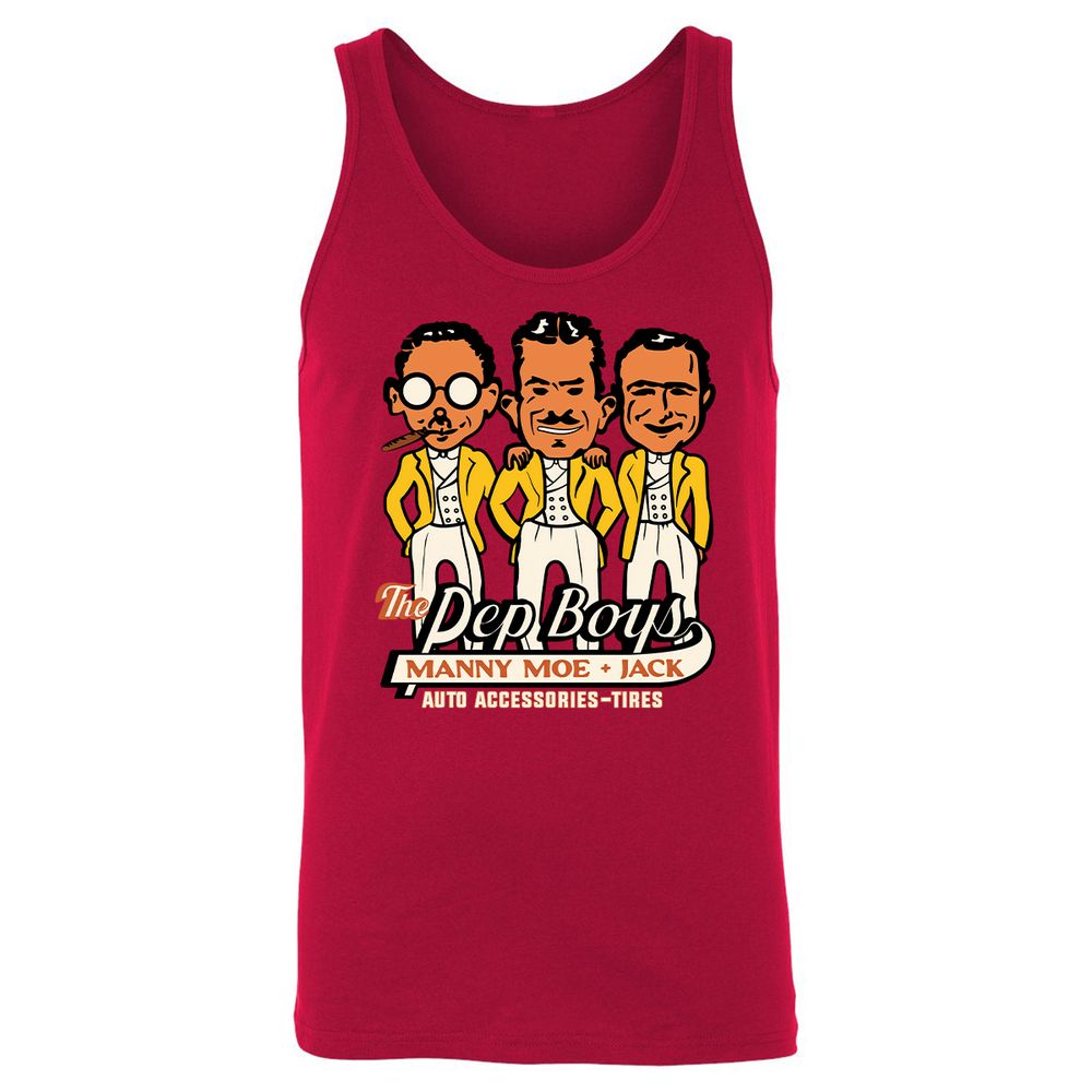 Unisex Jersey Tank - EEGS2D3R - Red - 11