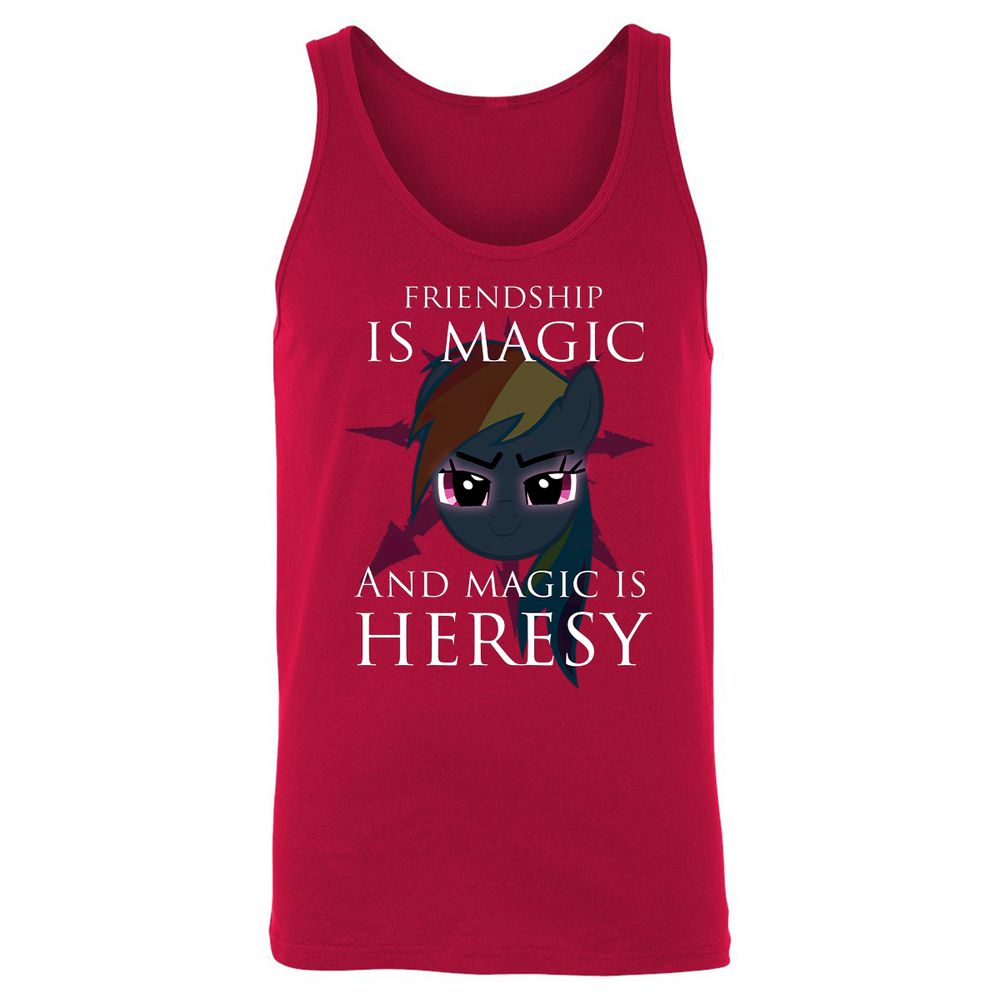 Unisex Jersey Tank - ALADYTPD - Red - 11