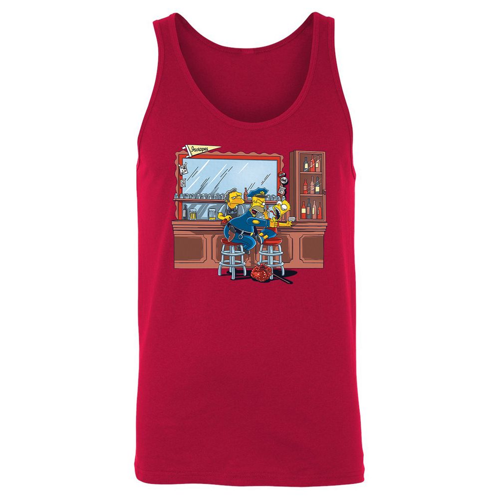 Unisex Jersey Tank - H41D7AGV - Red - 11