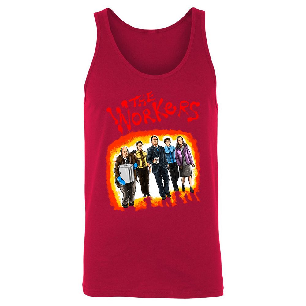 Unisex Jersey Tank - D178WL1H - Red - 11