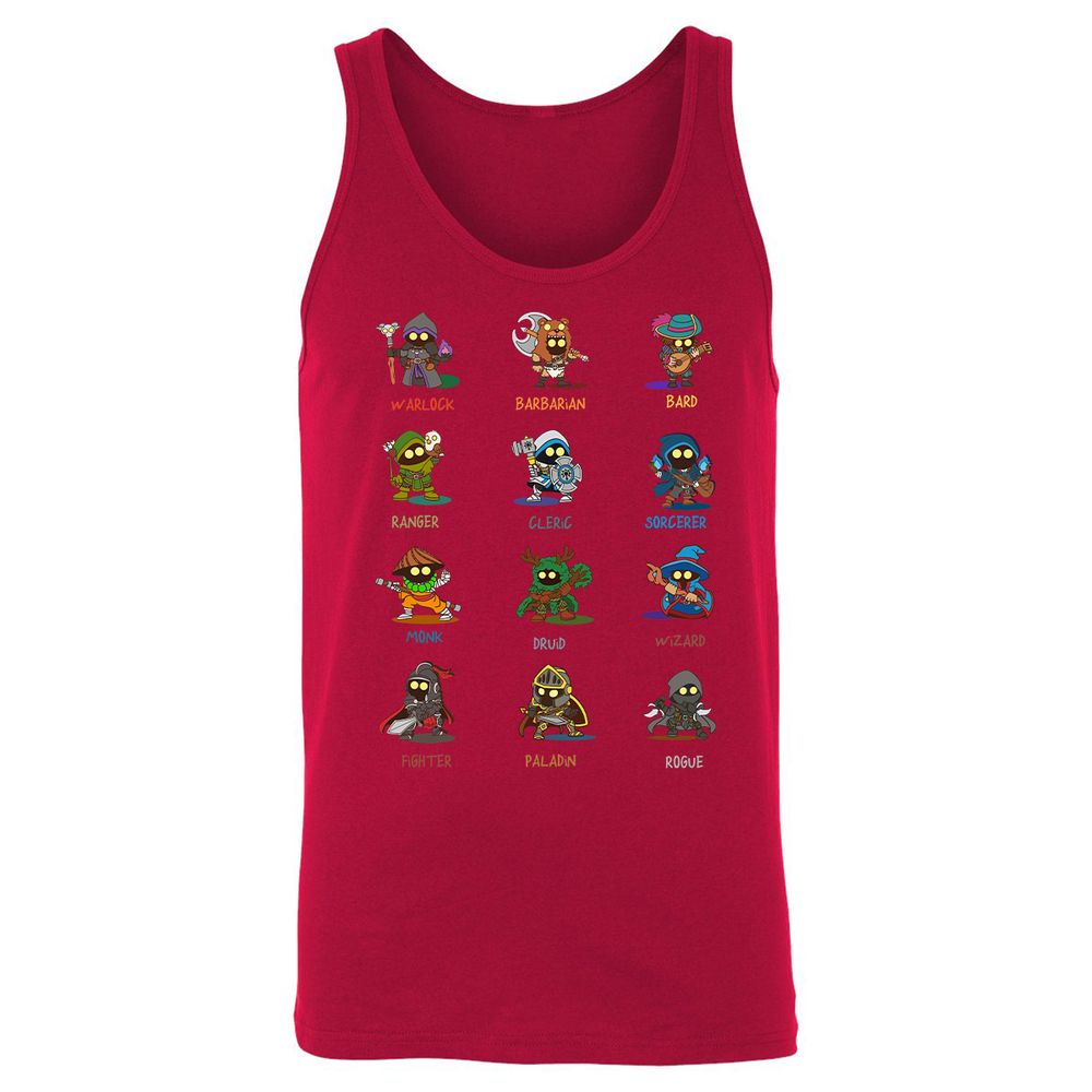Unisex Jersey Tank - 6WMHZW8U - Red - 11