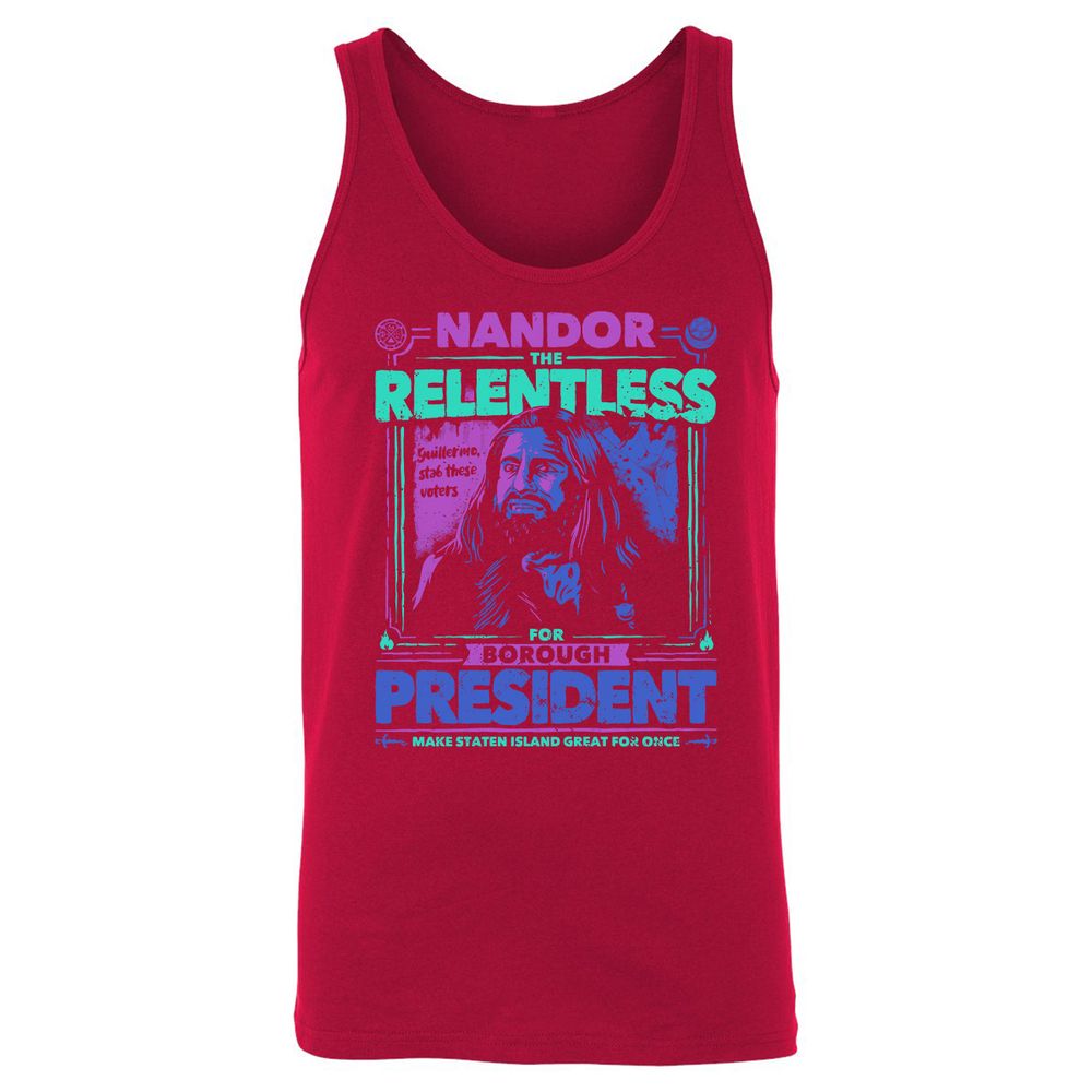 Unisex Jersey Tank - 7M7QY7TX - Red - 11