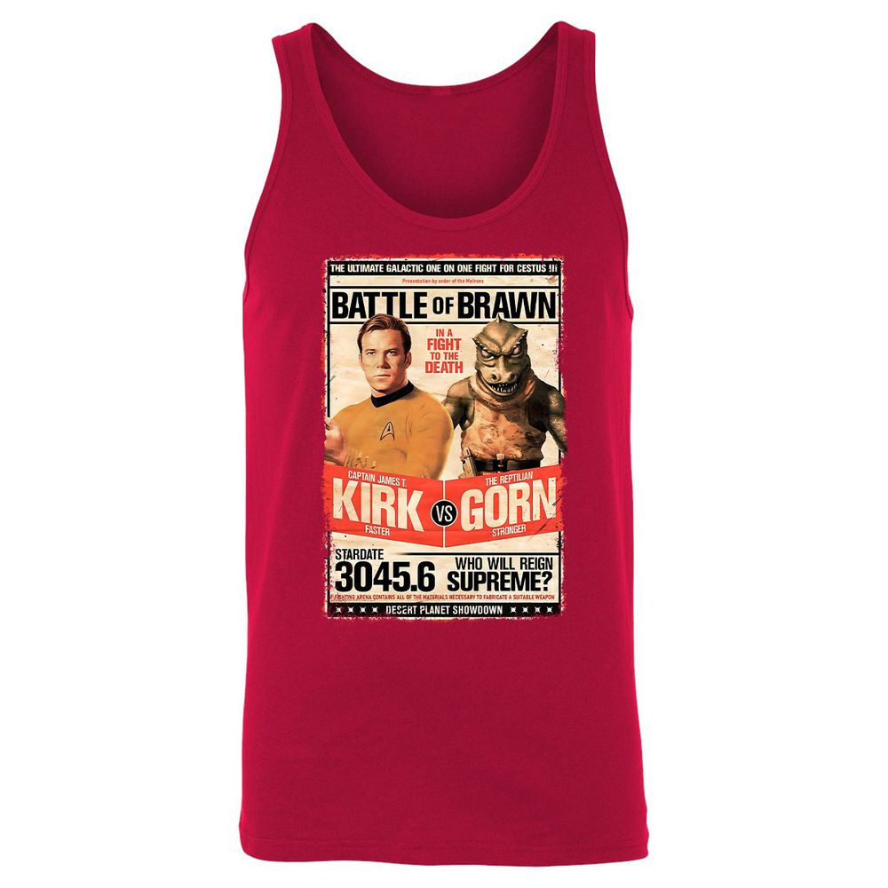 Unisex Jersey Tank - E1WYJTKX - Red - 11