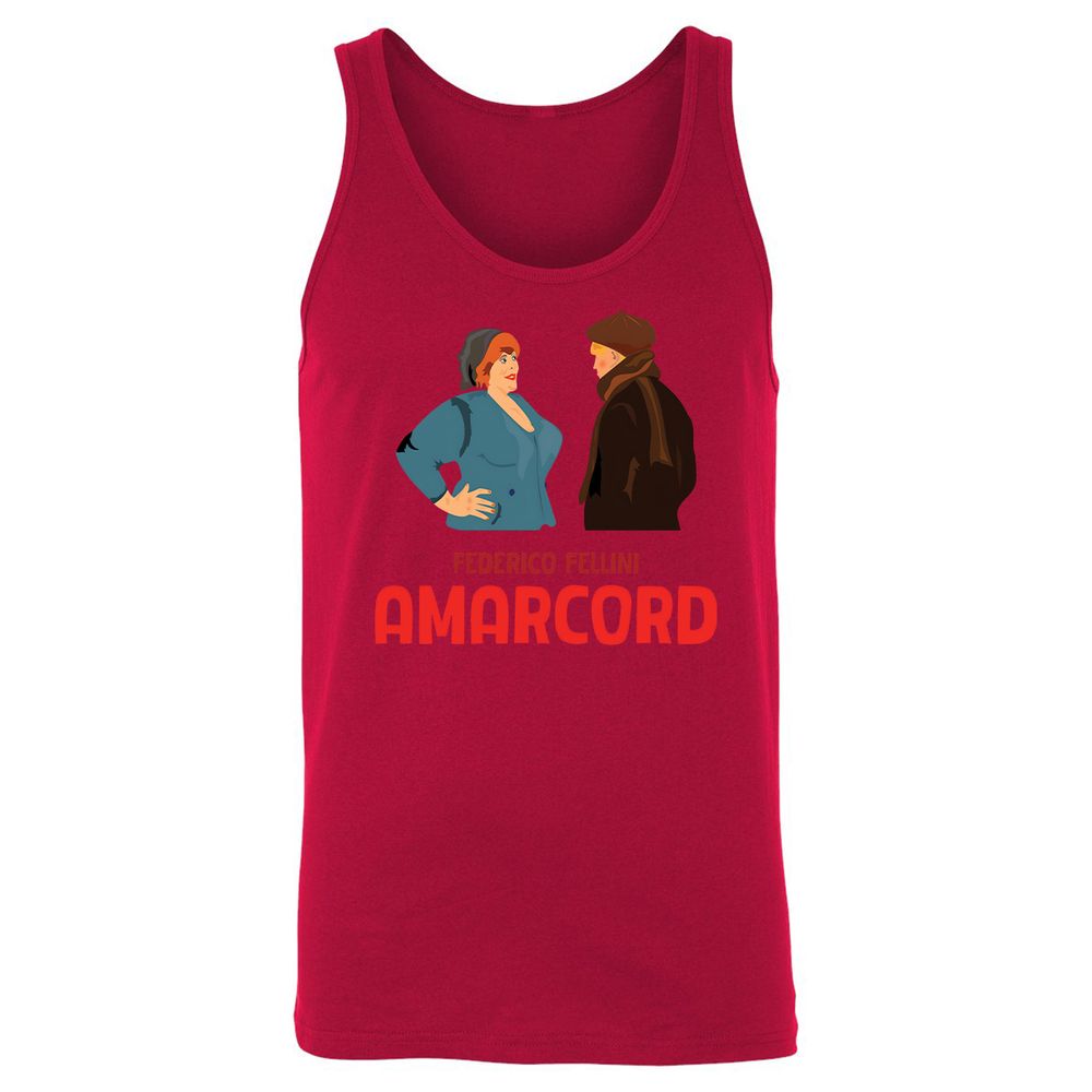 Unisex Jersey Tank - E6VSDY52 - Red - 11