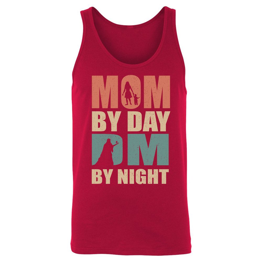 Unisex Jersey Tank - L89E2DFP - Red - 11