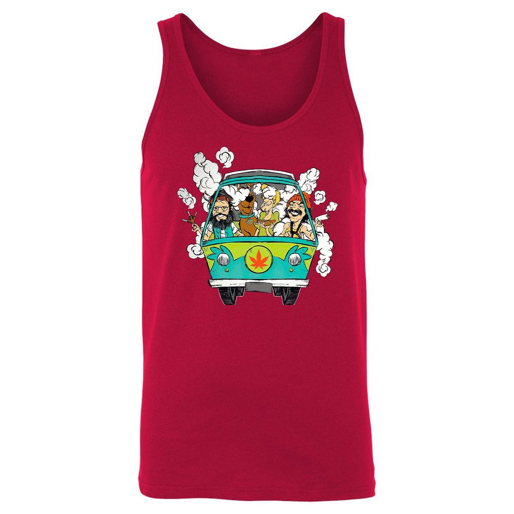 Unisex Jersey Tank - P4STY195 - Red - 11