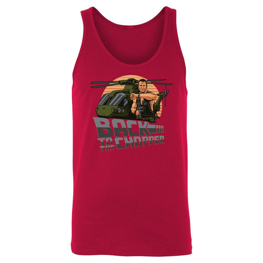 Unisex Jersey Tank - QJZC8J2L - Red - 11